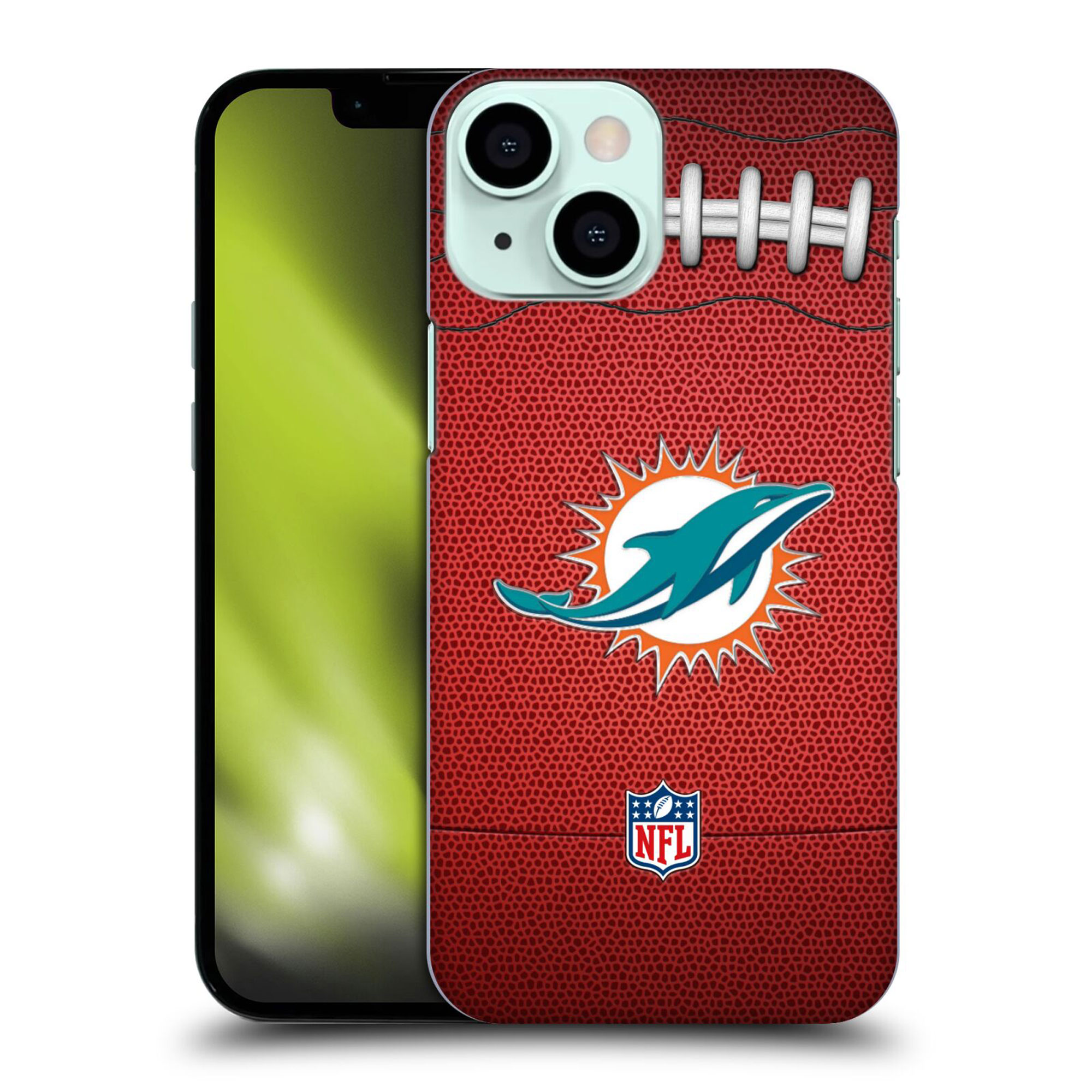 Miami Dolphins Hartschalen-Handyhülle mit Football-Grafik - iPhone Image