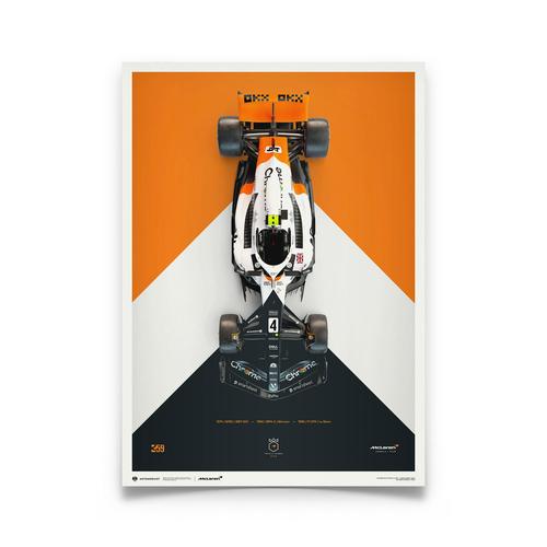 McLaren Formel-1-Team – Lando Norris – The Triple Crown Lackierung – 60. Jahrestag – 2023 Poster