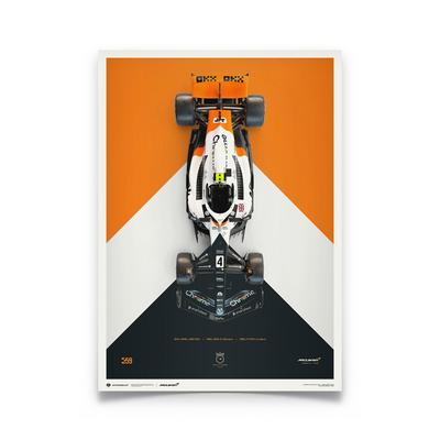 McLaren Formel-1-Team – Lando Norris – The Triple Crown Lackierung – 60. Jahrestag – 2023 Poster Image