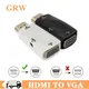 GRWIBEOU HDMI-compatible to VGA Adapter 1080P HDMI to VGA Audio Video Converter For PC Laptop TV Box