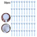 50/100pcs 10ml 5g Reusable Food Grade Spoon Plastic Measuring Scoop PP Measure Spoon Milk Coffee