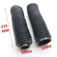 2X Motorcycle Fork Rubber Gaiters Boots Universal Motorbike Front Fork Shock Absorber Dust Cover