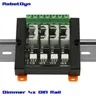 Modulo Dimmer su guida DIN 4 canali logica 3.3V/5V ca 8a/300V per canale