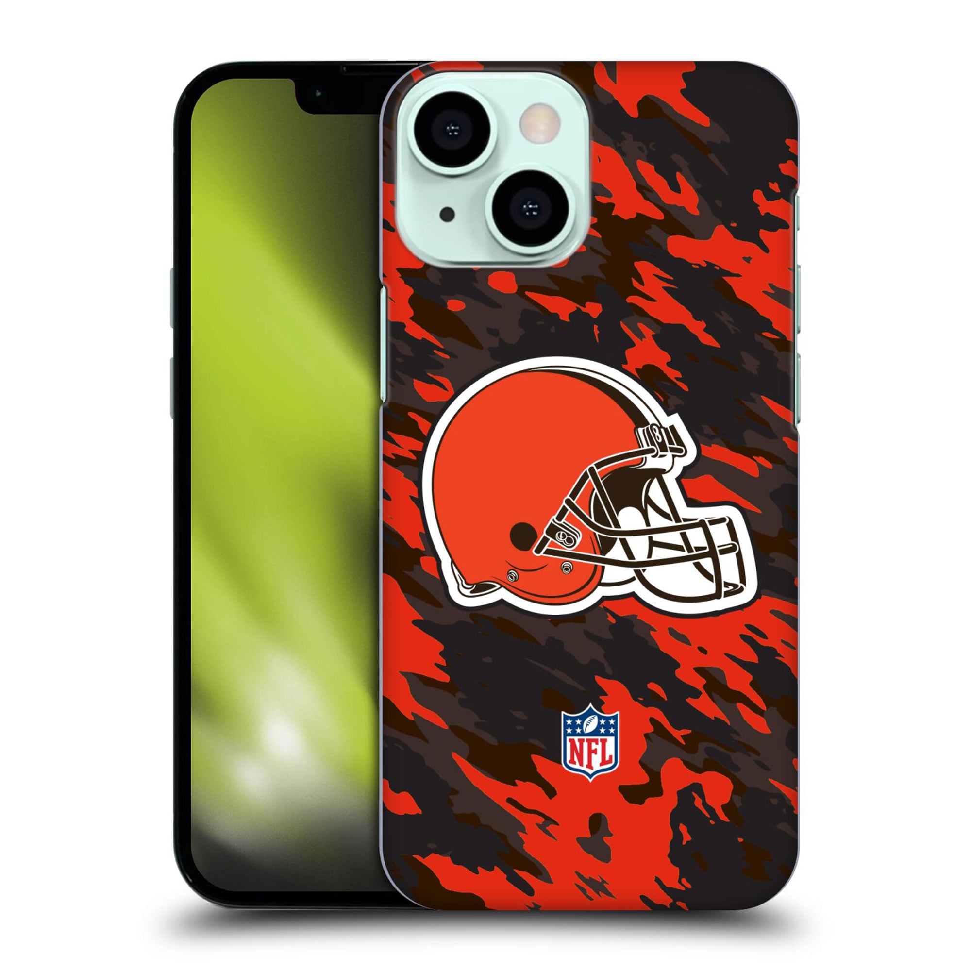 Coque Cleveland Browns rigide avec logo camouflage - iPhone