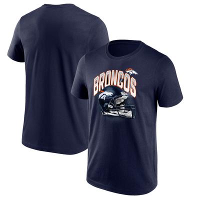 Denver Broncos End Around Helm-Grafik-T-Shirt – Herren Image