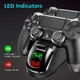 PS4 Controller Charger DualShock 4 Controller USB Charging Station Dock PS 4 Charging Station for