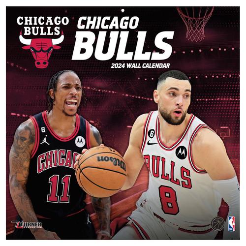 Chicago Bulls 2024 Wandkalender 30,5 x 30,5 cm