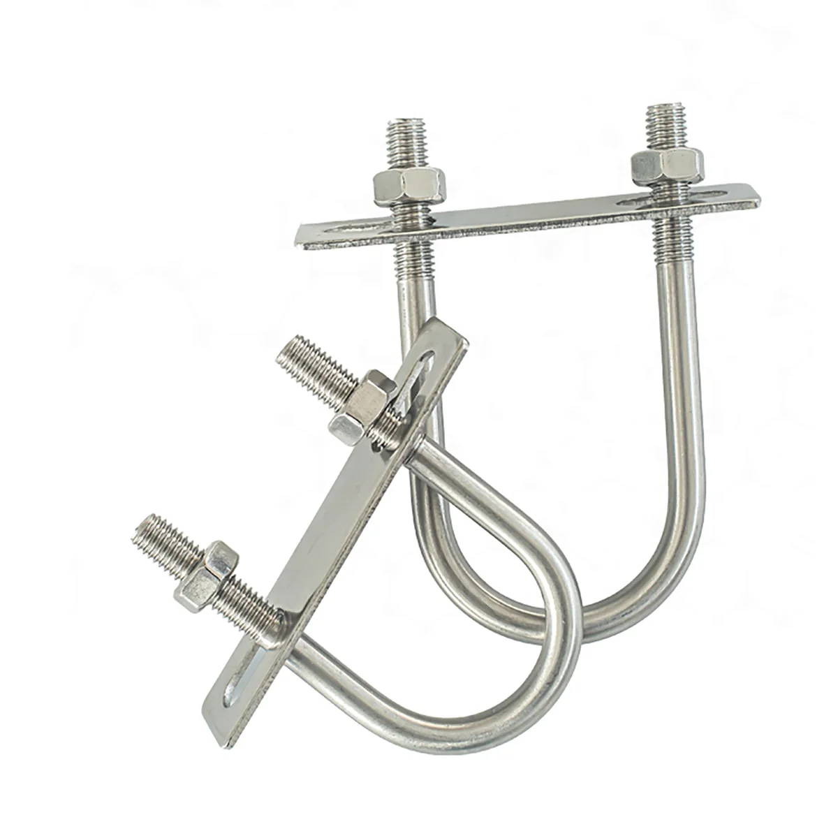 M6-m8 tubo 16-108 304 morsetto per tubi a forma di U in acciaio inossidabile filetto con clip a U con combinazione di dadi deflettore bullone con fibbia a vite a forma di U