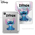 Disney Stitch Tablet Case for iPad Air 1 2 3 Mini 4 5 6 iPad Pro 2022 12.9inch Cute Three-fold Pen