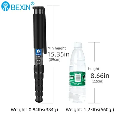 BEXIN Professional Lightweight Portable Travel Photography bracket Camera tripod legs Stand Carbon Fiber Monopod for DSLR Camera