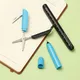 Creative Multifunction Ballpoint Pen with Folding Scissors Knife Ruler Candy Color Pens for Writing