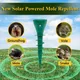 Powerful and Efficient Solar Powered Mole Repellent with Screw Sonic Gopher Repellent for Lawn