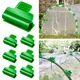 Greenhouse Clamps Clips Film Row Cover Netting Tunnel Hoop Clip Shading Net Rod Clip Plant Extension