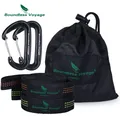 Boundless Voyage Hammock Tree Straps Camping Hammock Accessories with 2 Carabiner Camping Hanging