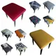 Dressing Table Stool Cover Printed Elastic Stool Cover Stool Dust Cover Rectangular Stool Cover