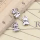 30pcs Charms Teddy Bear 11x7mm Tibetan Silver Color Pendants Antique Jewelry Making DIY Handmade