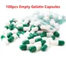 100Pcs Empty Capsules Size 4 /000/00/0 /1 Empty Capsules For Making Pills Empty Capsules Pcs 100