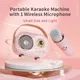 C20 PLUS Mini Wireless Bluetooth Audio Home Singing Karaoke Integrated Microphone Speaker Stereo