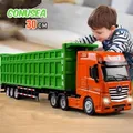 Huina 1/50 Scale Dump Truck Dump Tank Truck Diecast Alloy Trucks Model Engineering Car Miniature