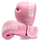 FIVING Pro Style Boxing Gloves for Women PU Leather Training Muay Thai Sparring Fighting