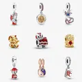925 Sterling Silver Charms Beads Original Chinese New Year Gift Lion Dance Cat Charm Fit Pandora
