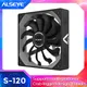 ALSEYE S-120 PC Fan 120mm High Air Flow Cooler 12V 3pin Cooling Fans for PC Case CPU Cooler Water