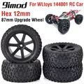 Front Rear Tires Wheels Set 12mm Hex Hubs Foam Inserts For Redcat HPI HSP Traxxas ZD Racing RC 1/10