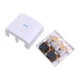 Cat6 RJ45 8P8C Connector UTP Unshielded Double Port Desktop Mount Box CAT6 Network Module