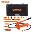 VEVOR 4/10/12/20 Ton Power Hydraulic Cylinder Jack Autobody Frame Repair Tool Kit Automotive Truck