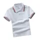 Boys Teens Short Sleeve Shirt 2023 Summer Fashion Cartoon Bear Embroidery School Clothes Little Girl