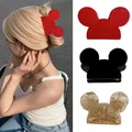 Muweordy Cartoon Mickey Acetate Hair Claw for Women Girls Popular Hair Catches Princess Crab Hair