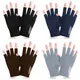 Half Fingers Gloves Summer Breathable Thin Semi-Finger Driving Glove Sunscreen Anti-Uv Fingerless