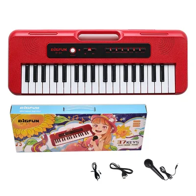 Children's Musical Keyboard Professional Mini Electronic Baby Piano with Microphone Synthesizer for