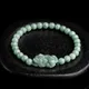 Burmese Jade Pixiu Bracelets Jewelry Jadeite Women Bangle Amulets Luxury Bead Natural Gemstone Man