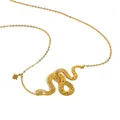 WILD & FREE 18K Gold Plated Snake Pendant Necklace for Women Star Moon Charm Trend Vintage Aesthetic