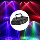 6 Lens RGB Scan Laser DMX LED Scanning Stage Lighting Colorful Spot Effect Scanner Disco Dj Party
