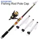 3Pcs Telescopic Fish Rod Cap Pole Protection Caps Rod Hat Protectors Fishing Rod Guides Accessories