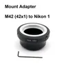 M42-N1 For M42 (42x1) lens - Nikon 1 Mount Adapter Ring M42-Nikon 1 for Nikon 1 J1 J3 J5 V1 V3 S1 S2
