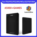 Launchbox External Game Hard Drive Disk With 45000+ Retro Games For PS4/PS3/PS2/Wii/Wiiu/SS/PSP/N64