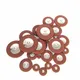 25pcs/Set Alto Saxophone SAX Replacement Woodwind Brown Fuax Leather Pads Tenor/Soprano /Alto