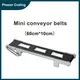 Phezer 60cm*10cm Date Code Printer Adjustable Speed Handheld Inkjet Printer PVC MINI Conveyor Belt