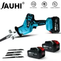 JAUHI Cordless Reciprocating Saw Adjustable Speed Chainsaw Wood Metal PVC Pipe Cutting Bandsaw Power