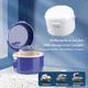 Oral Orthodontic Retainer Cleaning Case Denture Bath Box With Strainer Double Layer Braces Denture