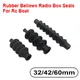 2pcs RC Boat L32/42/60mm Rubber Bellows Radio Box Seals For Rc Boat