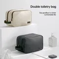 New Two-layer Design Large Capacity Cosmetic Bag Organizer Pouches Outdoor Portable Travel
