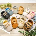 KIDSUN Newborn Baby Shoes Fashion Casual Infant Boys Leather Anti-Slip Falt Rubber Sole Toddler