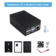 Raspberry Pi 4 Model B ABS Case with Cooling Fan Black Plastic Prectective Box for Raspberry Pi 4B