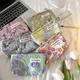 New Korean Women Floral Makeup Bags Cosmetic Bag Organizer Pouch Travel Make Up Toiletry Bag Canvas