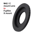 M42‑C‑FX M42-FX Mount Adapter Ring for M42 (M42x1mm) / C mount Lens to Fujifilm FX X mount camera