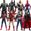 ZD Marvel The Avengers Marvel legends Iron Man Spider Man Thor Hulk Thanos War Machine Articulation